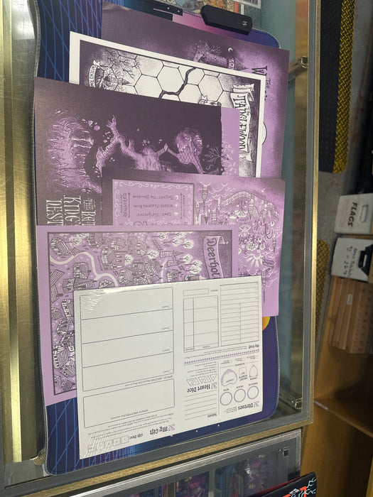 Perils & Princesses Set- Base, Sweet Revenge, 8 Char sheets, 5 chall, Char Sheets Blank Pack