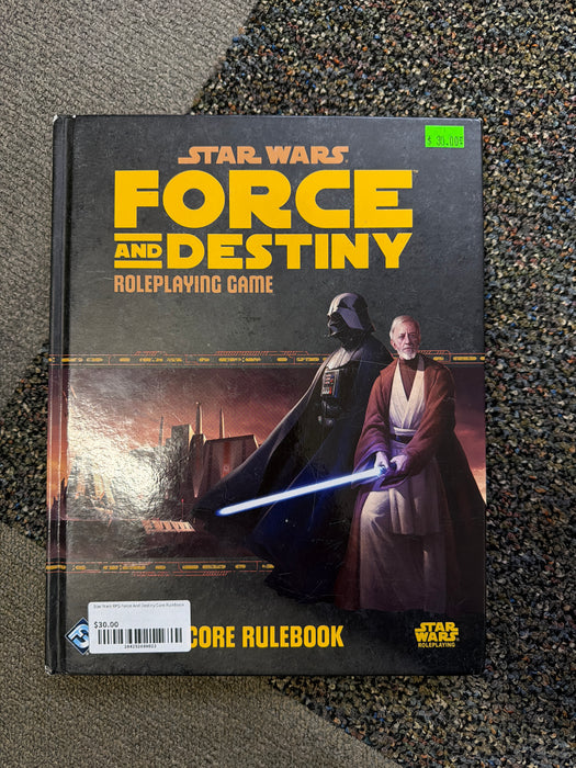 Star Wars RPG Force And Destiny Core Rulebook