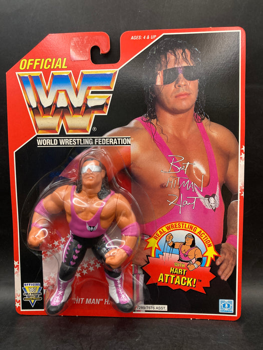 Hasbro WWF Bret Hart  Red Card