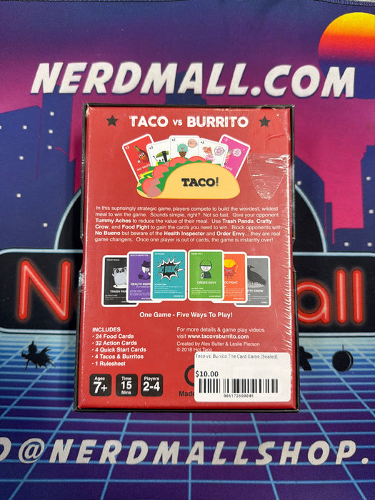 Taco vs. Burrito The Card Game (Sealed)
