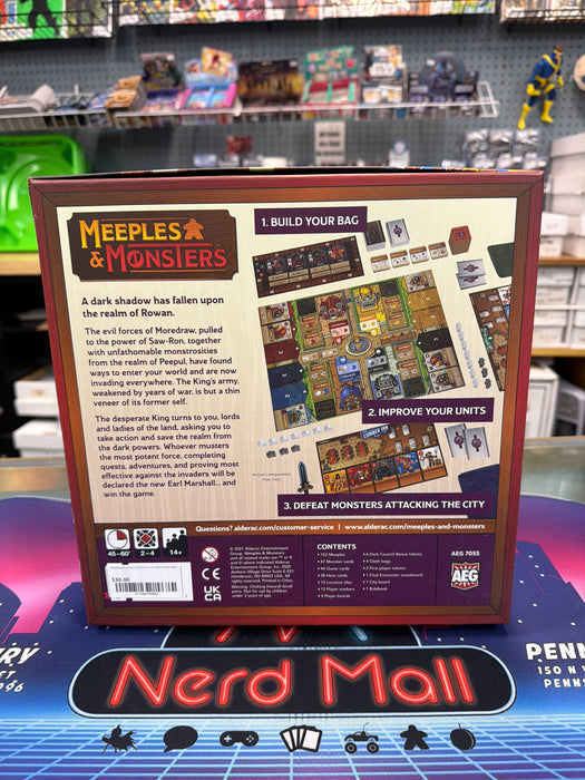 Meeples & Monsters (KS Ed) w. 4 Towers & Solo Exps)