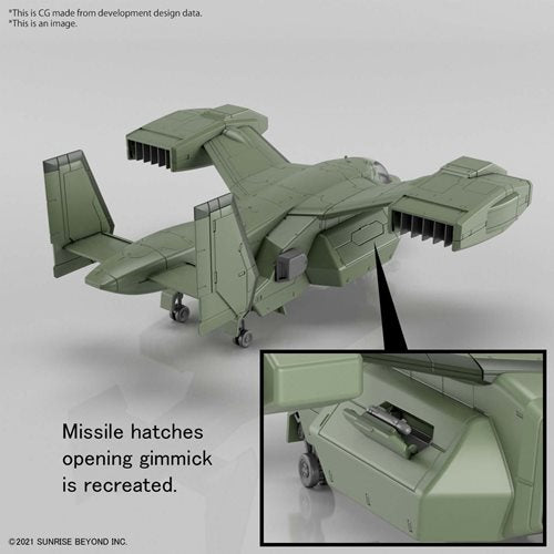 V-33 Stork Carrier "AMAIM Warrior at the borderline", Bandai Spirits Hobby HG 1/72