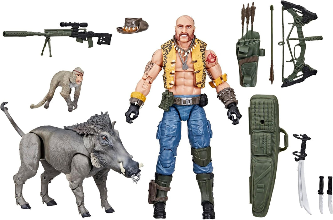 GI Joe Classified Series Dreadnok Gnawgahyde and pets Porkbelly & Yobbo 6-Inch Action Figure