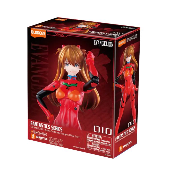 Blokees: Evangelion - Fantastic Series - Asuka Shikinami Langley (Plug Suit Ver.)