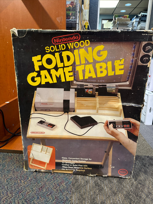 Nintendo Solid Wood Folding Table