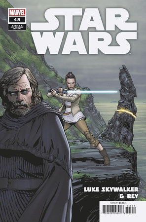 Star Wars 45 Giuseppe Camuncoli Luke Skywalker & Rey Master & Apprentice Variant