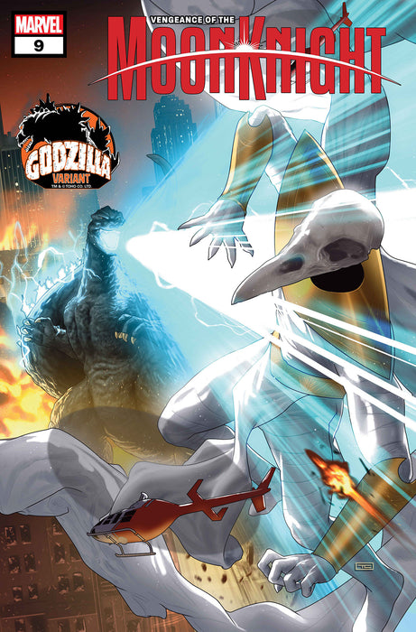 Vengeance Of The Moon Knight #9 Taurin Clarke Godzilla Variant