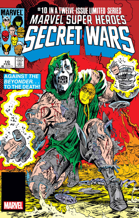Marvel Super Heroes Secret Wars #10 Facsimile Edition Foil Variant