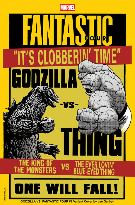 Godzilla Vs. Fantastic Four #1 Lee Garbett Versus Variant