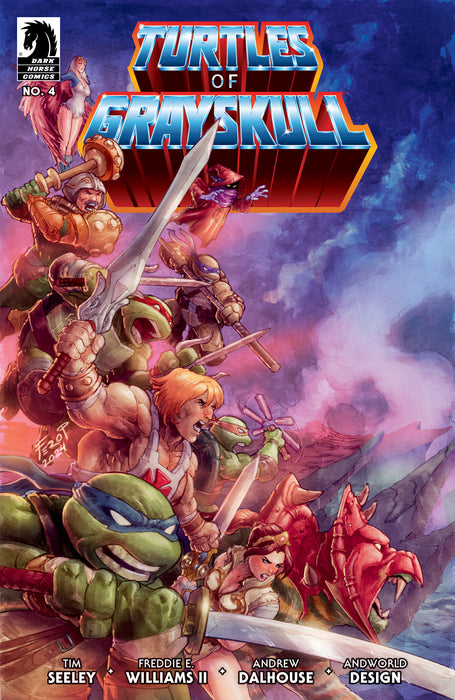 Masters Of The Universe/Teenage Mutant Ninja Turtles: Turtles Of Grayskull #4 (C Vr C) (Fero Peniche)