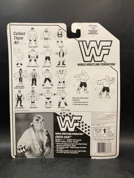 Hasbro WWF Owen Hart Yellow Card