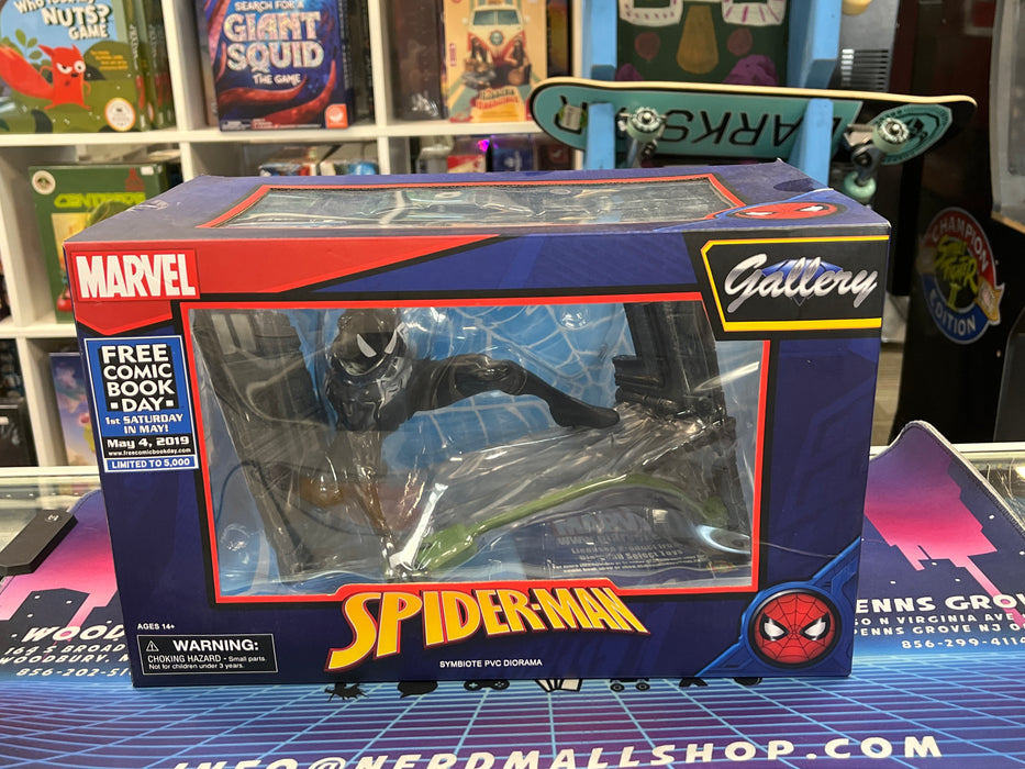 Marvel Gallery Fcbd Exclusive Symbiote Spider-man Figure Pvc Diorama