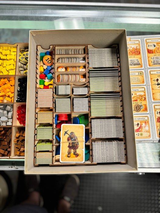 Caverna the Cave Farmers w/ Wooden Parts Holders