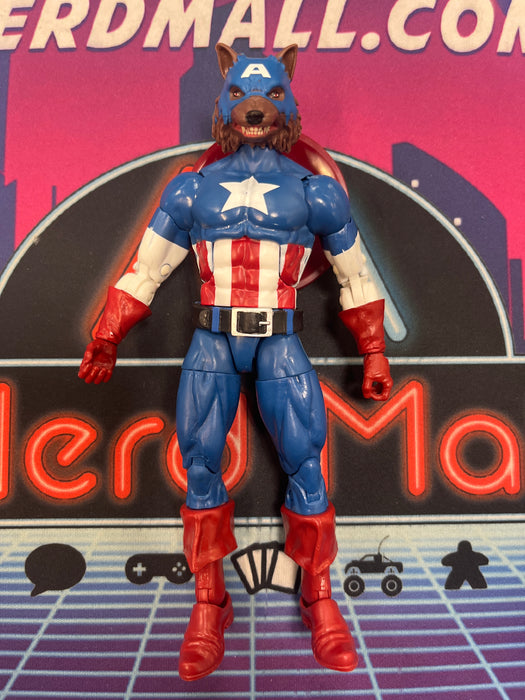 Marvel Legends Captain America Werewolf (Red Skull BAF)