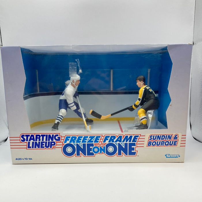 Starting Lineup 1997 Freeze Frame One on One Mats Sundin & Ray Bourque