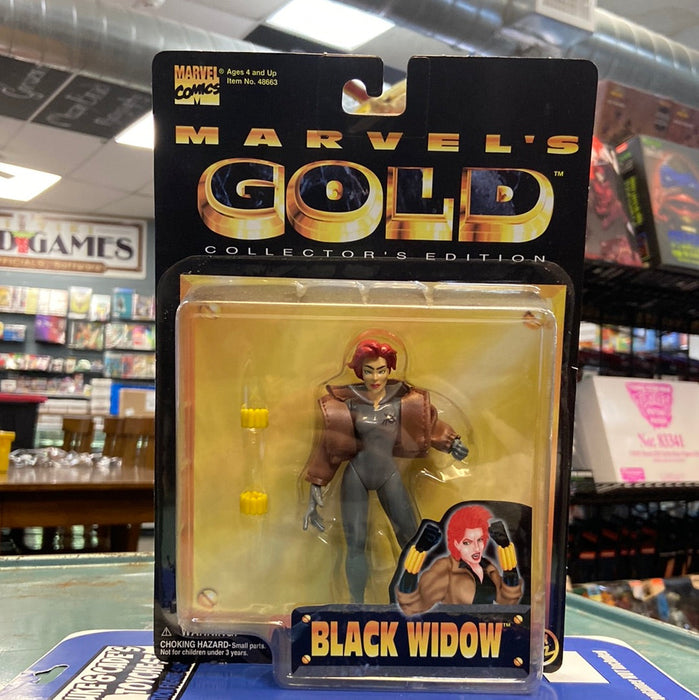 Toybiz Marvel's Gold Black Widow