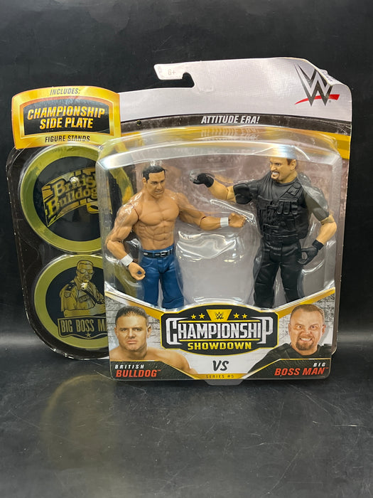 WWE Championship Showdown Series 5 British Bulldog vs Big Boss Man