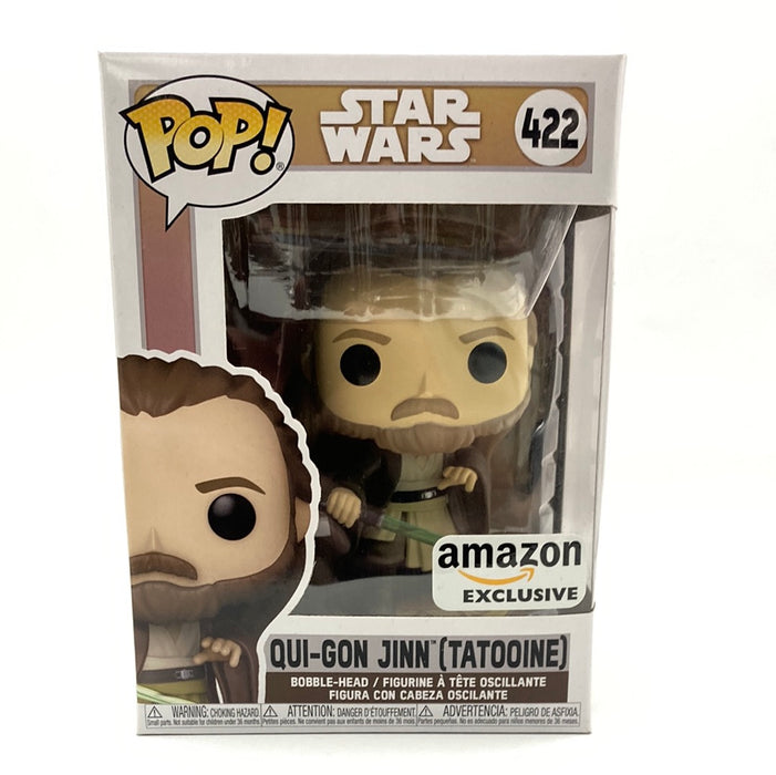 POP Star Wars: Qui-Gon Jinn (Tatooine) [Amazon Excl]