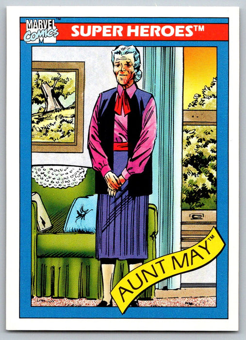 1990 Impel Marvel Universe I #28 Aunt May