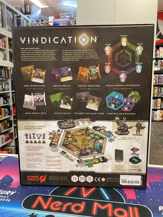 Vindication W/ Leaders & Alliances - Myths & Wonders Exp -Sleeved