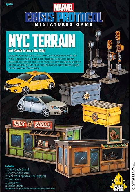 Marvel: Crisis Protocol NYC Terrain Pack