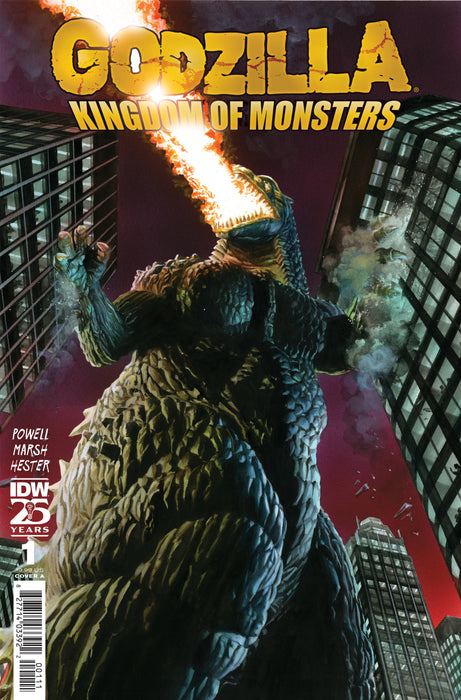 Godzilla 70Th Anniversary Foil Classics: Godzilla Kingdom Of Monsters #1 Cover A (Ross)