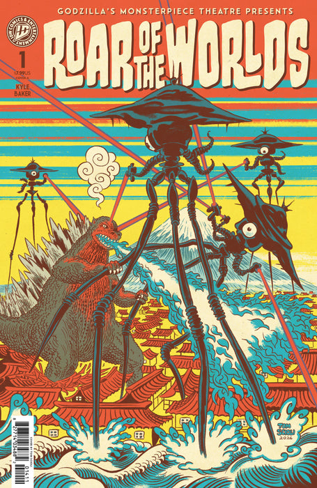 Godzilla'S Monsterpiece Theatre Presents: Roar Of The Worlds Cover A (Scioli)