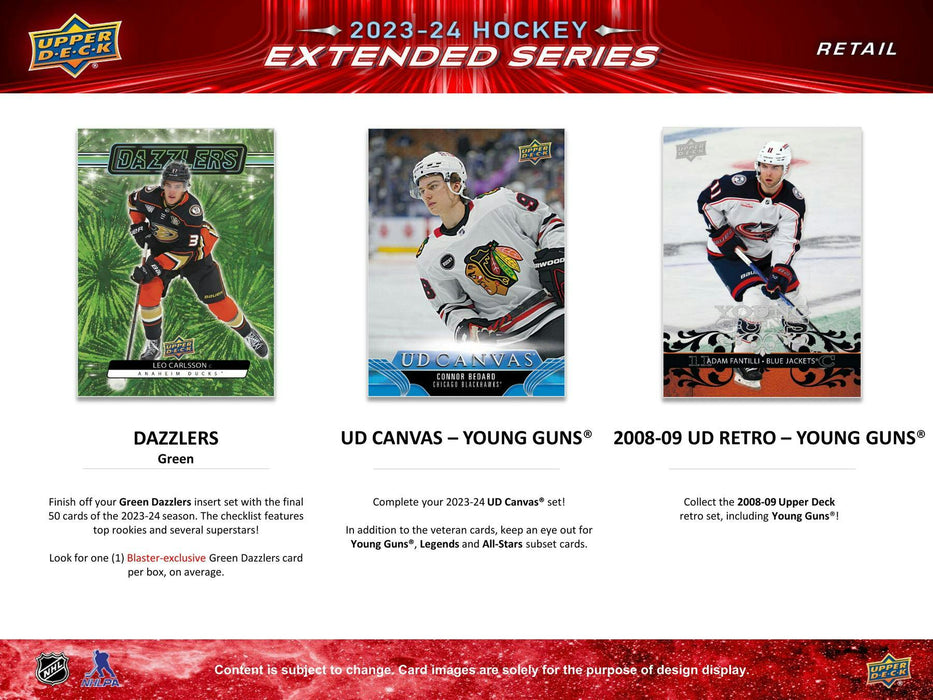 2023/24 Upper Deck Extended Series Hockey Blaster