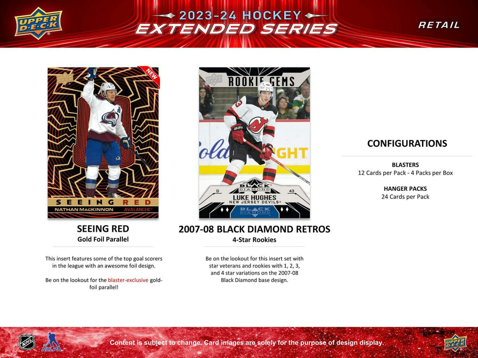 2023/24 Upper Deck Extended Series Hockey Blaster