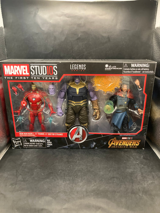 Marvel Studios: The First Ten Years Avengers: Infinity War Iron Man/Thanos/Doctor Strange (3 Pack)