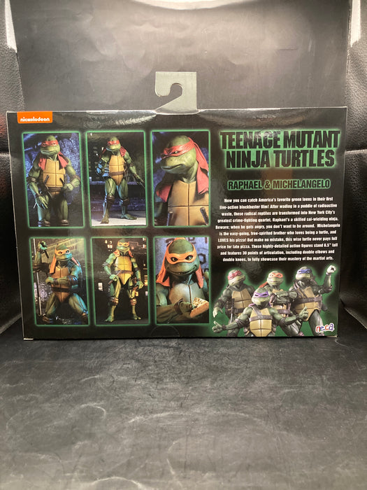 NECA TMNT Movie Raphael and Michelangelo