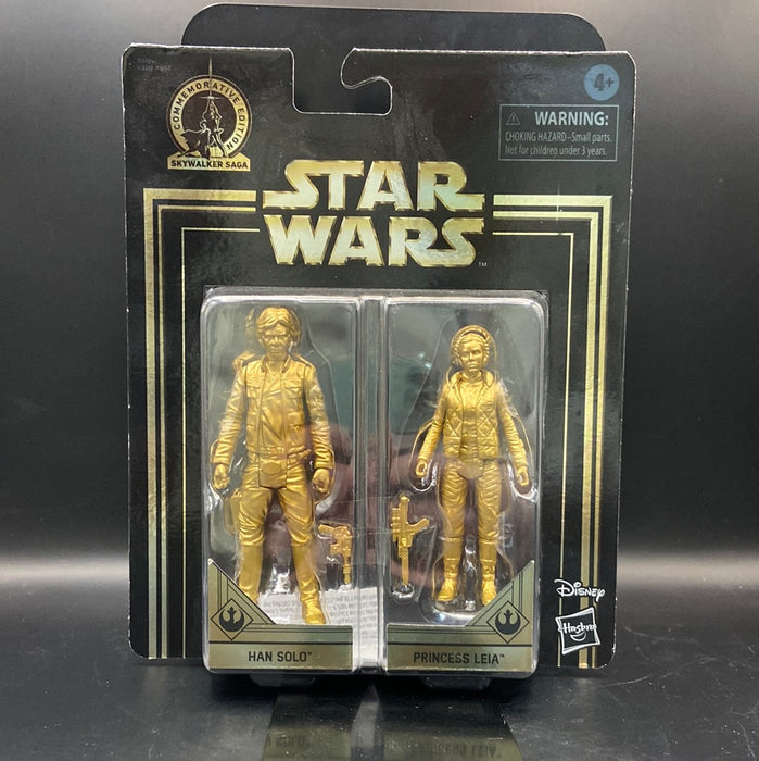 Star Wars Commemorative Edition Skywalker Saga Gold Han Solo & Princess Leia