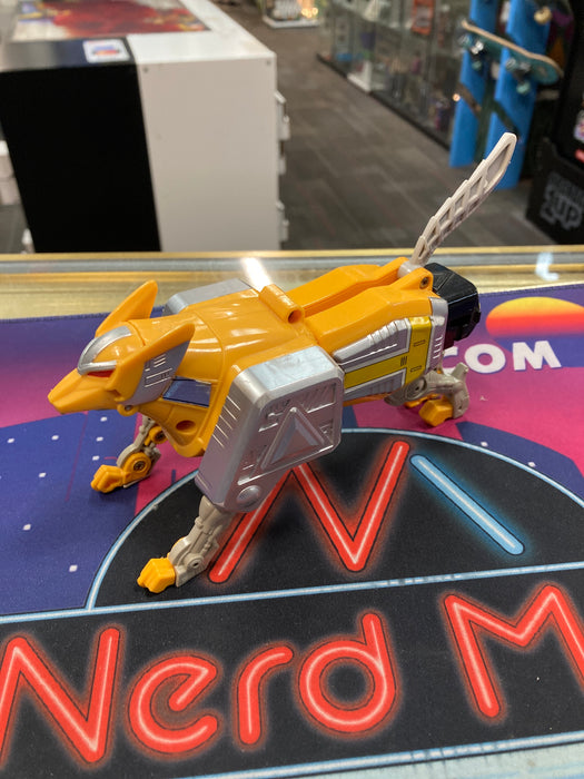 Bandai 1998 Yellow Wolf Zord