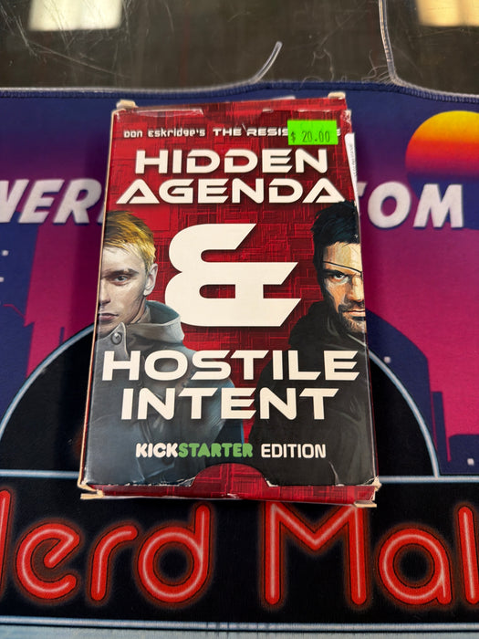 Hidden Agenda & Hostile Intent (KS Ed Resistance)