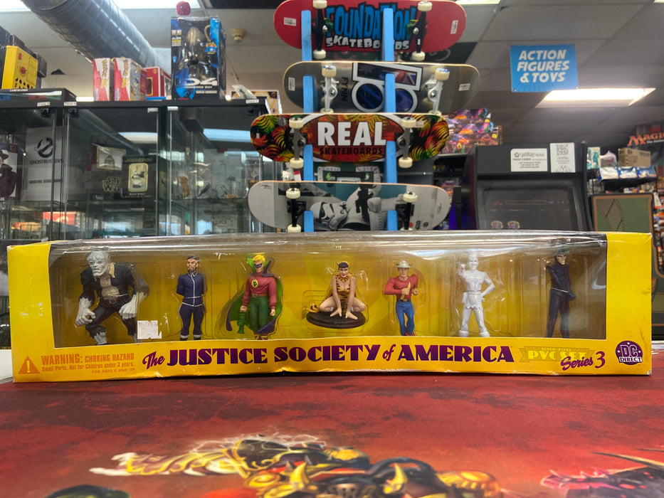 DC Direct The Justice Society Of America 7 Piece Set Series 3
