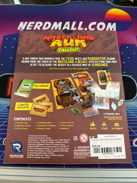 Wreckland Run Fallout (Needs Base)