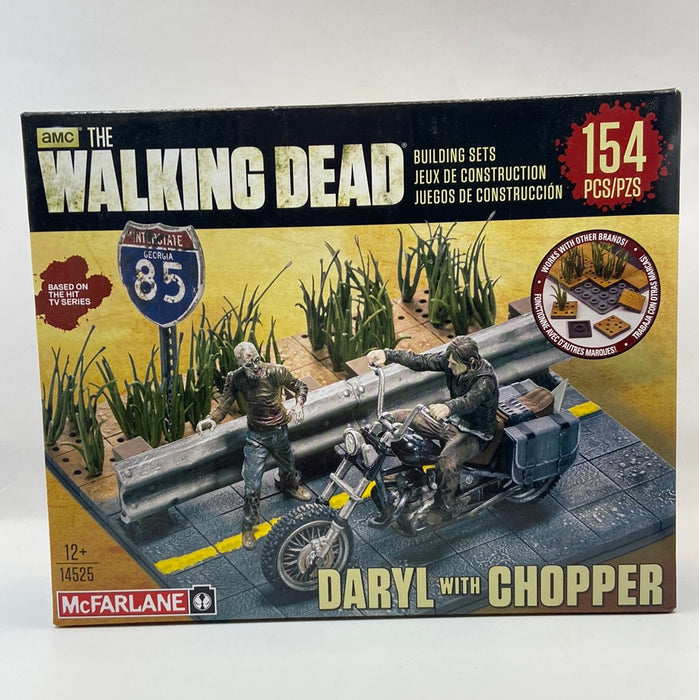 Walking Dead Building Sets Daryl with Chopper