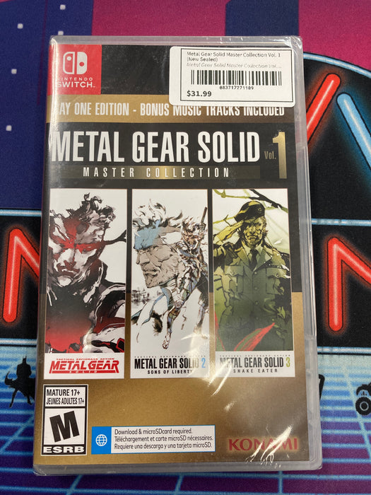 Metal Gear Solid Master Collection Vol. 1 (New Sealed)