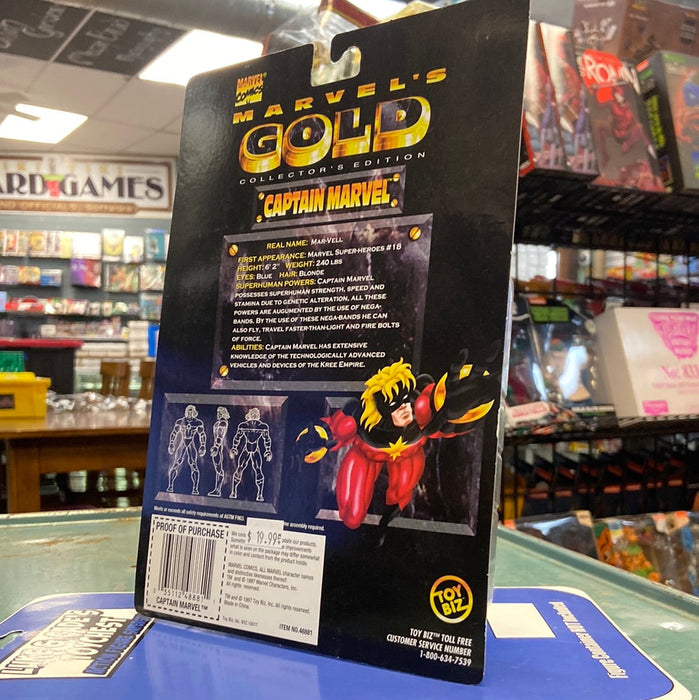 Toy Biz Marvel's Gold Captain Marvel