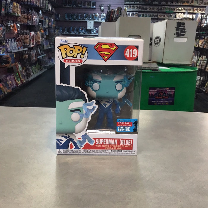 POP DC Heroes: Superman (Blue) [2021 Fall Con Excl.]