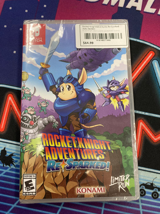 Rocket Knight Adventures Re-Sparked (New Sealed)