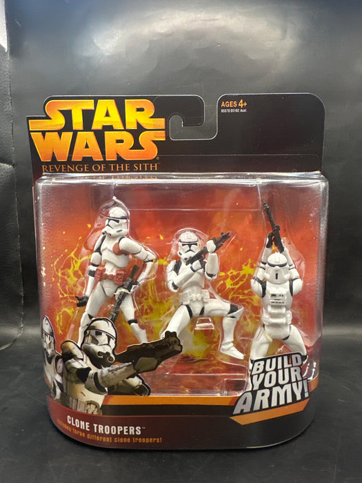 Star Wars Revenge of the Sith Clone Troopers 3 Pack Build Your Army