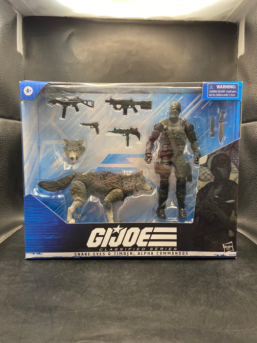 GI Joe Classified Series Snake Eyes and Timber Alpha Commands