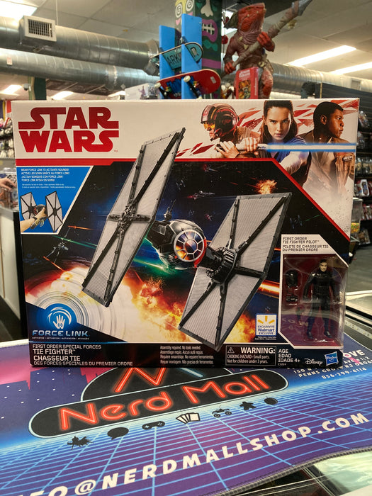Star Wars 2017 Force Link Resistance First Order Special Forces Tie-Fighter w/ First Order Tie Fighter Pilot