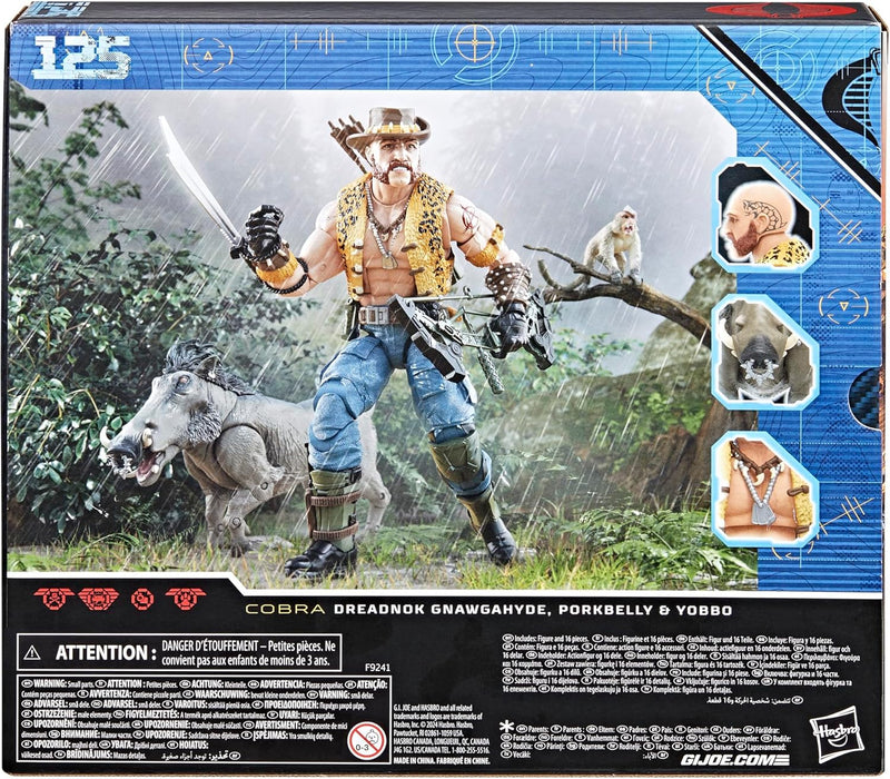 GI Joe Classified Series Dreadnok Gnawgahyde and pets Porkbelly & Yobbo 6-Inch Action Figure