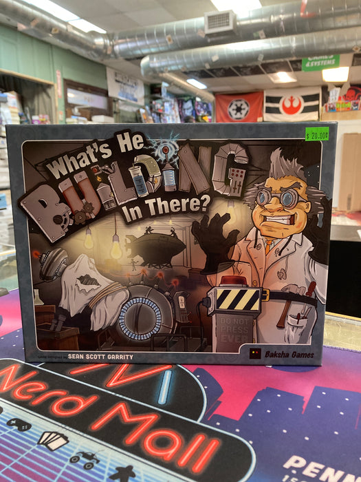 What's He Building in There?