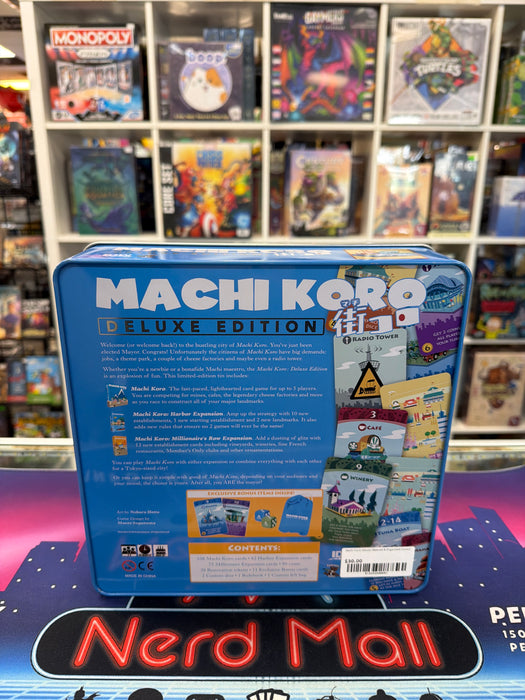Machi Koro Deluxe (Sleeved & Organized (wood)