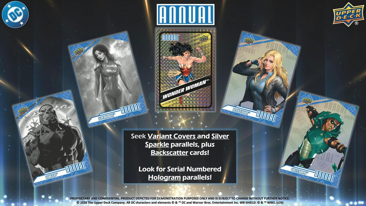2024/25 Upper Deck DC Annual Trading Cards Hobby (Box)