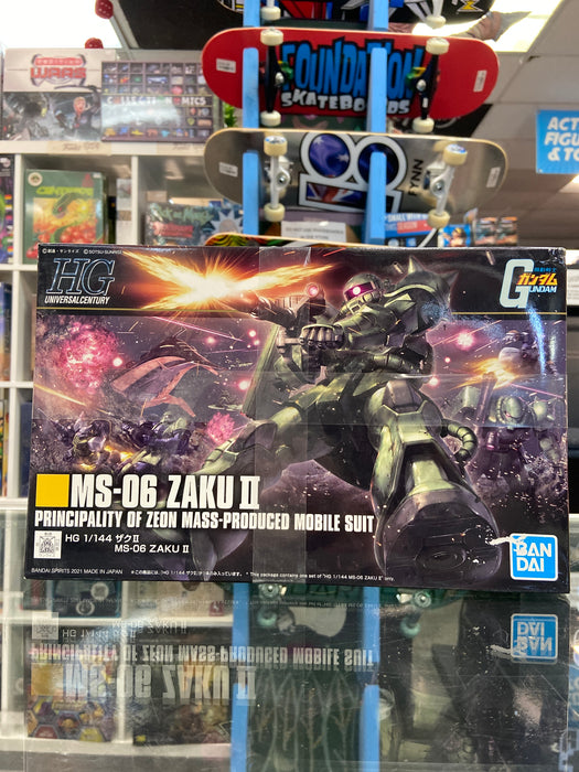Bandai - HGUC - Mobile Suit Gundam - MS-06 Zaku II - 1/144 Model Kit