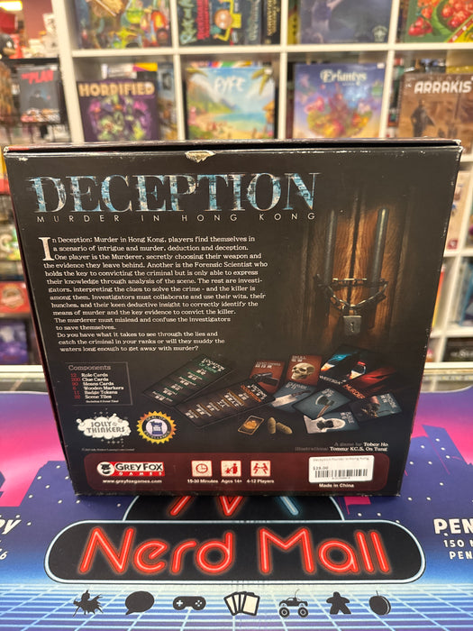 Deception Murder in Hong Kong